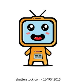 Cute gadget mascot design 