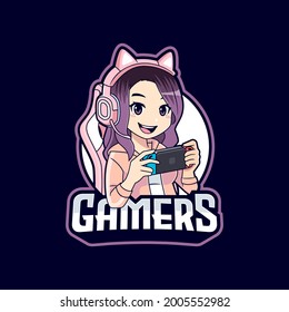 Chibi Girl Gamer