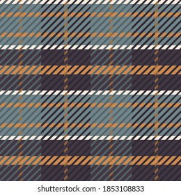 Rastreo vectorial neutro en género. Impresión de franela escocesa a cuadros para decoración de casa celta. Para Highland, tweed diseño gráfico de moda. Cuadrícula de patas traseras rústicas con azulejos. 