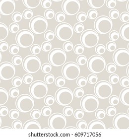 cute geometric bubbles graphic print vector pattern