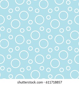 cute geometric bubbles graphic print vector pattern