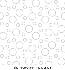 cute geometric bubbles graphic print vector pattern