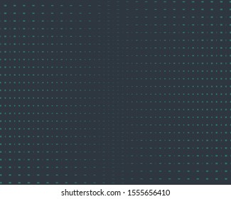 Cute geometric pattern in small green rectangles on navy background. Adorable luxury texture. Vector illustration