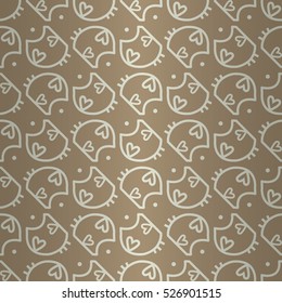 Cute geometric seamless pattern background in avant-garde style. Contemporary texture. Compound medley repeatable backdrop. Vivid, symmetric design for web, ads, fabric or other purpose.