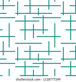 Cute geometric seamless pattern. The chaotic abstract. Vector illustration.