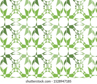 Cute geometrical textile pattern design and modern stylish wallpaper