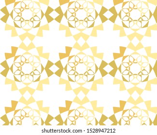 Cute geometrical textile pattern design and modern stylish wallpaper