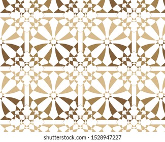 Cute geometrical textile pattern design and modern stylish wallpaper