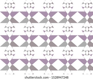 Cute geometrical textile pattern design and modern stylish wallpaper