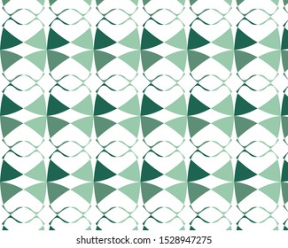 Cute geometrical textile pattern design and modern stylish wallpaper