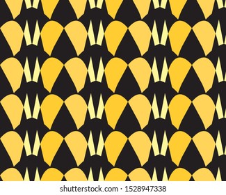 Cute geometrical textile pattern design and modern stylish wallpaper