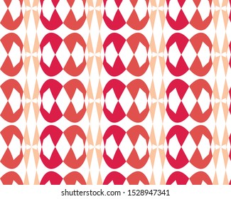 Cute geometrical textile pattern design and modern stylish wallpaper