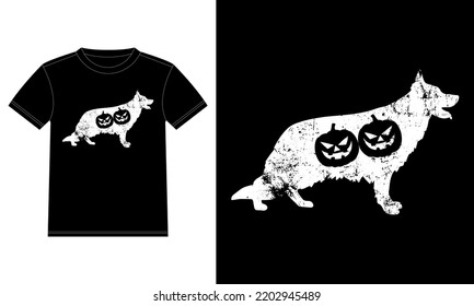Cute German Shepherd Pumpkin Gift T-Shirt 