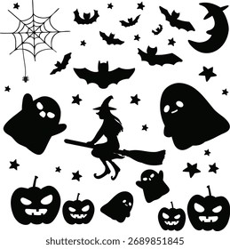the cute ghost of Halloween