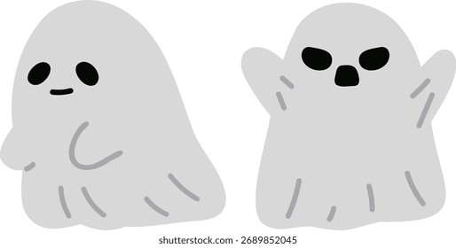 el lindo fantasma de Halloween