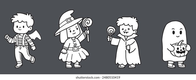 Cute Ghost Halloween slogan retro design t-shirt design.