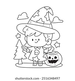 Cute Ghost Halloween slogan retro design t-shirt design.