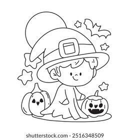 Cute Ghost Halloween slogan retro design t-shirt design.