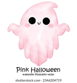 Cute Ghost, Halloween Ghost, Witch, Halloween vector illustration 