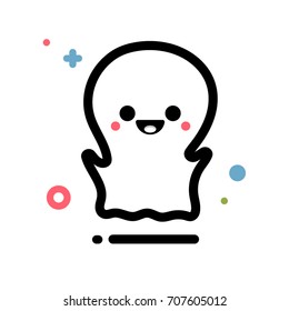 Cute ghost icon