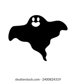 Cute ghost icon design, vector