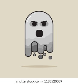 it's a cute ghost illustration