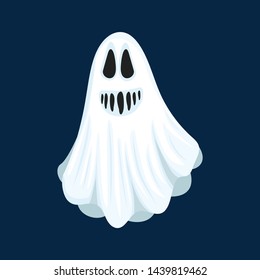 Cute ghost isolated. Vector Halloween concept. Ghost icons isolated