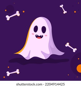 Cute ghosts perfect for Halloween