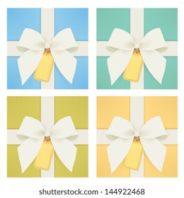 Cute gift box - Vector File EPS10