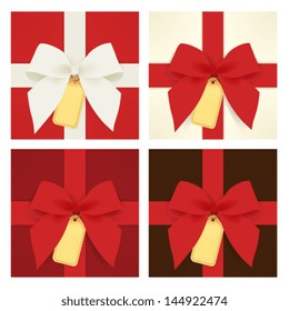 Cute gift box - Vector File EPS10