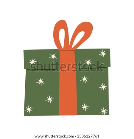 cute gift under the tree for christmas and new year