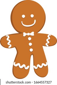 Cute Gingerbread vector character design