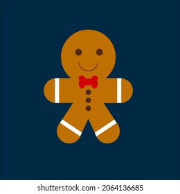 cute gingerbread vector for christmas