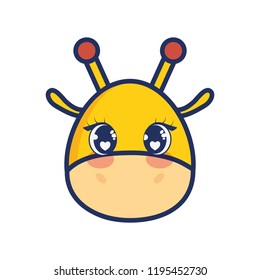 cute giraffe adorable character