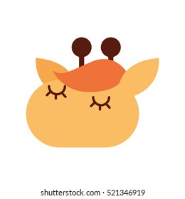 cute giraffe animal icon vector illustration design