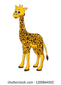 Cute giraffe cartoon