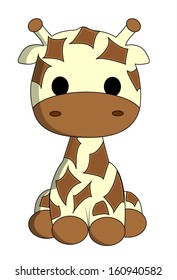 Cute Giraffe Cartoon