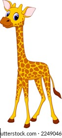 Cute Giraffe Cartoon