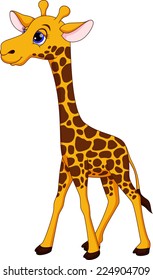 Cute Giraffe Cartoon