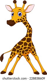 Cute Giraffe Cartoon