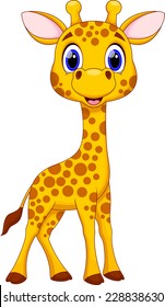 Cute Giraffe Cartoon