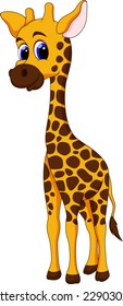 Cute Giraffe Cartoon