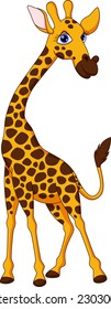 Cute Giraffe Cartoon