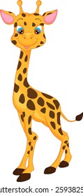 cute giraffe cartoon
