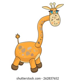 Cute giraffe cartoon