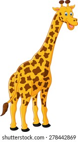 Cute giraffe cartoon