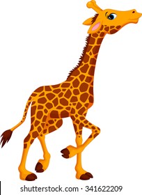 Cute giraffe cartoon