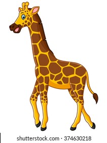 Cute giraffe cartoon