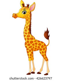 Cute giraffe cartoon