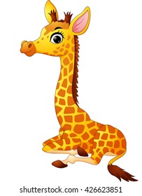 Cute giraffe cartoon